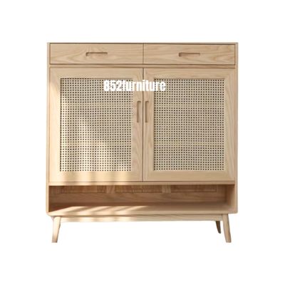 (包送貨安裝 | Delivery and Assembly Included) A254藤織面鞋櫃(Rattan shoe cabinet)