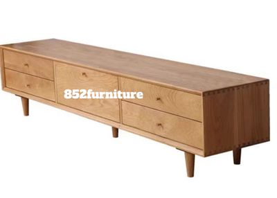 (包送貨安裝 | Delivery and Assembly Included) A353 日式橡木電視櫃 (Oak tv cabinet)
