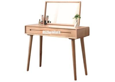 (包送貨安裝 | Delivery and Assembly Included)  A408日式梳妝台(不連椅, Oak Dressing Table, No Chair)