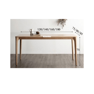 (包送貨安裝 | Delivery and Assembly Included)  A038 日式橡木餐桌 (dining table)