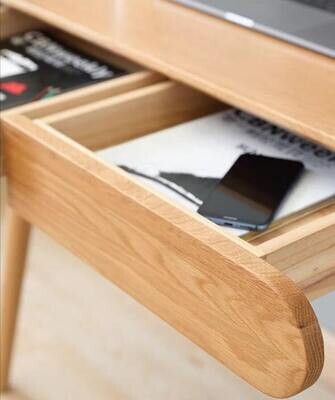 (包送貨安裝 | Delivery and Assembly Included) A097 簡約實木書台(wooden desk)
