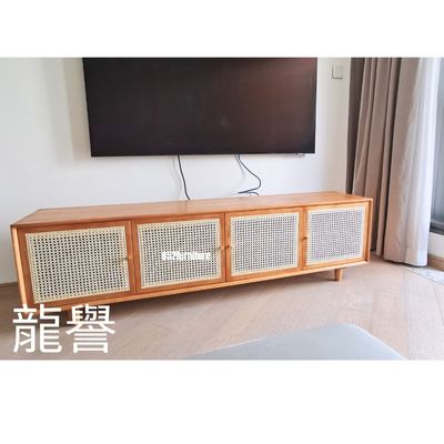(包送貨安裝 | Delivery and Assembly Included)  A009 日式藤面電視櫃 (rattan tv cabinet)