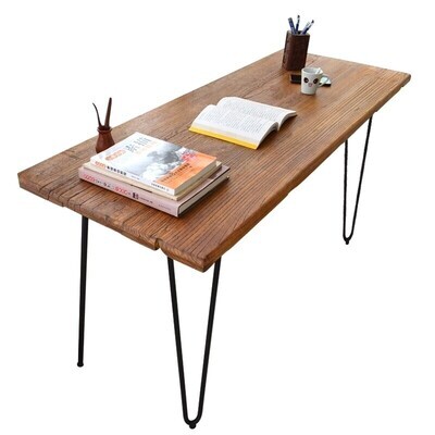 (包送貨安裝 | Delivery and Assembly Included)  A115 老榆木實木餐桌 (elm dining table)