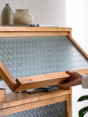 (包送貨安裝 | Delivery and Assembly Included) A117 北歐實木餐邊櫃/儲物櫃 (wooden cabinet)