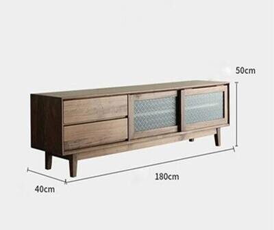 (包送貨安裝 | Delivery and Assembly Included) A137日式海棠玻璃電視櫃 (tv cabinet)