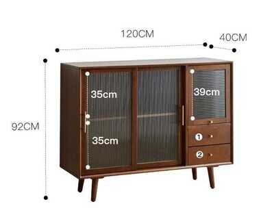 (包送貨安裝 | Delivery and Assembly Included)  A143長虹玻璃餐邊櫃 (Moru Glass Sideboard)