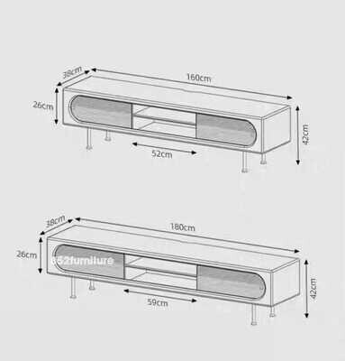 (包送貨安裝 | Delivery and Assembly Included)  A220 复古實木玻璃電視櫃 (retro tv cabinet)