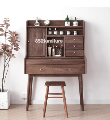 (包送貨安裝 | Delivery and Assembly Included)  ​A229 日式實木梳妝台 (japanese style dressing table)