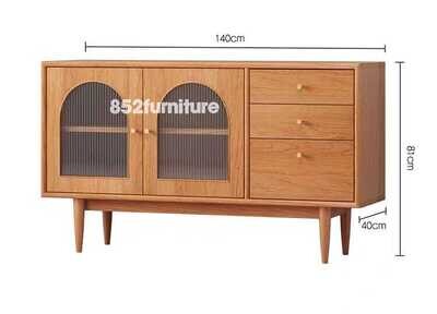 ​(包送貨安裝 | Delivery and Assembly Included) A350日式實木餐邊櫃 (Dining Sideboard)