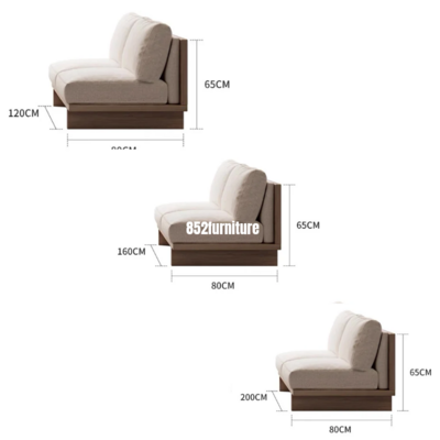 (包送貨安裝 | Delivery and Assembly Included)  A405日式布藝梳化 (fabric sofa)