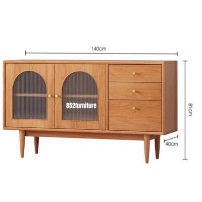 (包送貨安裝 | Delivery and Assembly Included)  A430藤面飾櫃 (Rattan Decorative Sideboard)