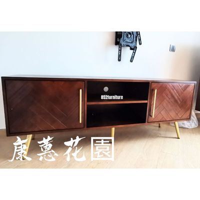 (包送貨安裝 | Delivery and Assembly Included)  A017中古風電視櫃 (Retro Tv Cabinet)