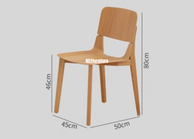 (包送貨安裝 | Delivery and Assembly Included)  A053 實木餐椅 (Solid Wood Dining Charis)