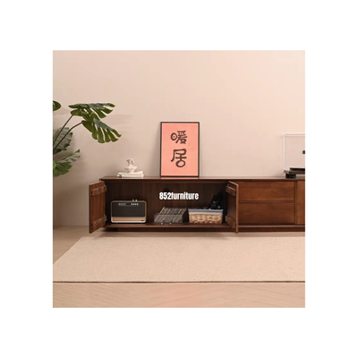 (包送貨安裝 | Delivery and Assembly Included)  A173日式實木電視櫃 (Wooden tv cabinet)