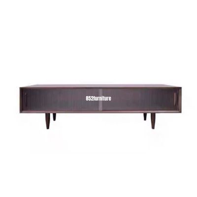 (包送貨安裝 | Delivery and Assembly Included) A256長虹玻璃電視櫃 (Reeded Glass Tv Cabinet)