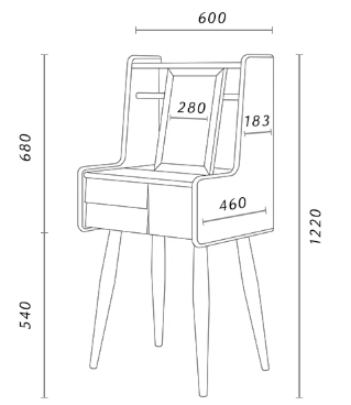 (包送貨安裝 | Delivery and Assembly Included)  A460日式梳妝臺 (dressing table)