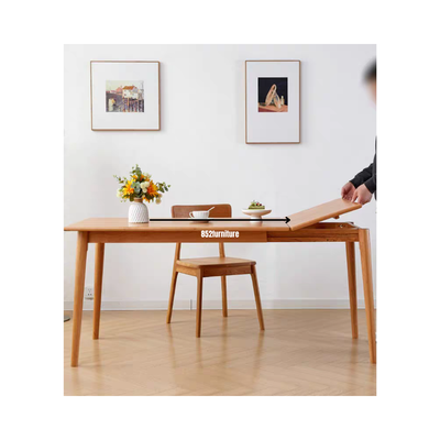(包送貨安裝 | Delivery and Assembly Included)  A508橡木申縮餐桌 (oak extendable dining table)
