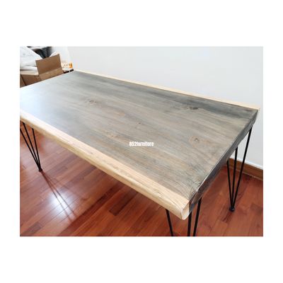 (包送貨安裝 | Delivery and Assembly Included)  A567原木實木餐桌 (dining table)