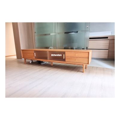 (包送貨安裝 | Delivery and Assembly Included) A614 日式長虹玻璃電視櫃 (tv cabinet)