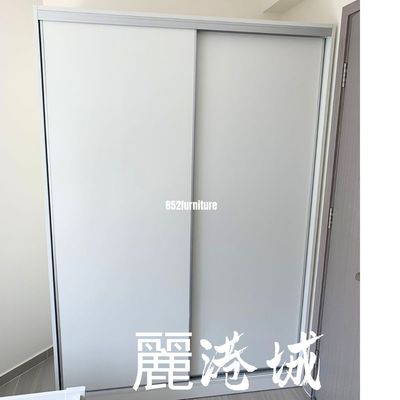 (包送貨安裝 | Delivery and Assembly Included) A623 趟門衣櫃 (Wooden sliding door wardrobe)