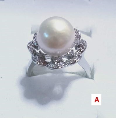 ​Natural Pearls 10-11 mm free size rings