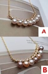 Natural pearl necklace modern designs