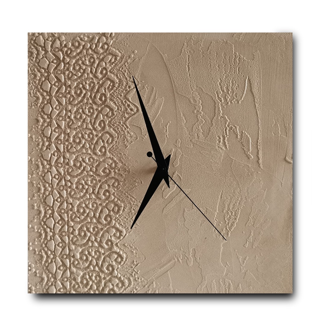 Orologio di Design "Tempo" Texture Ricamo