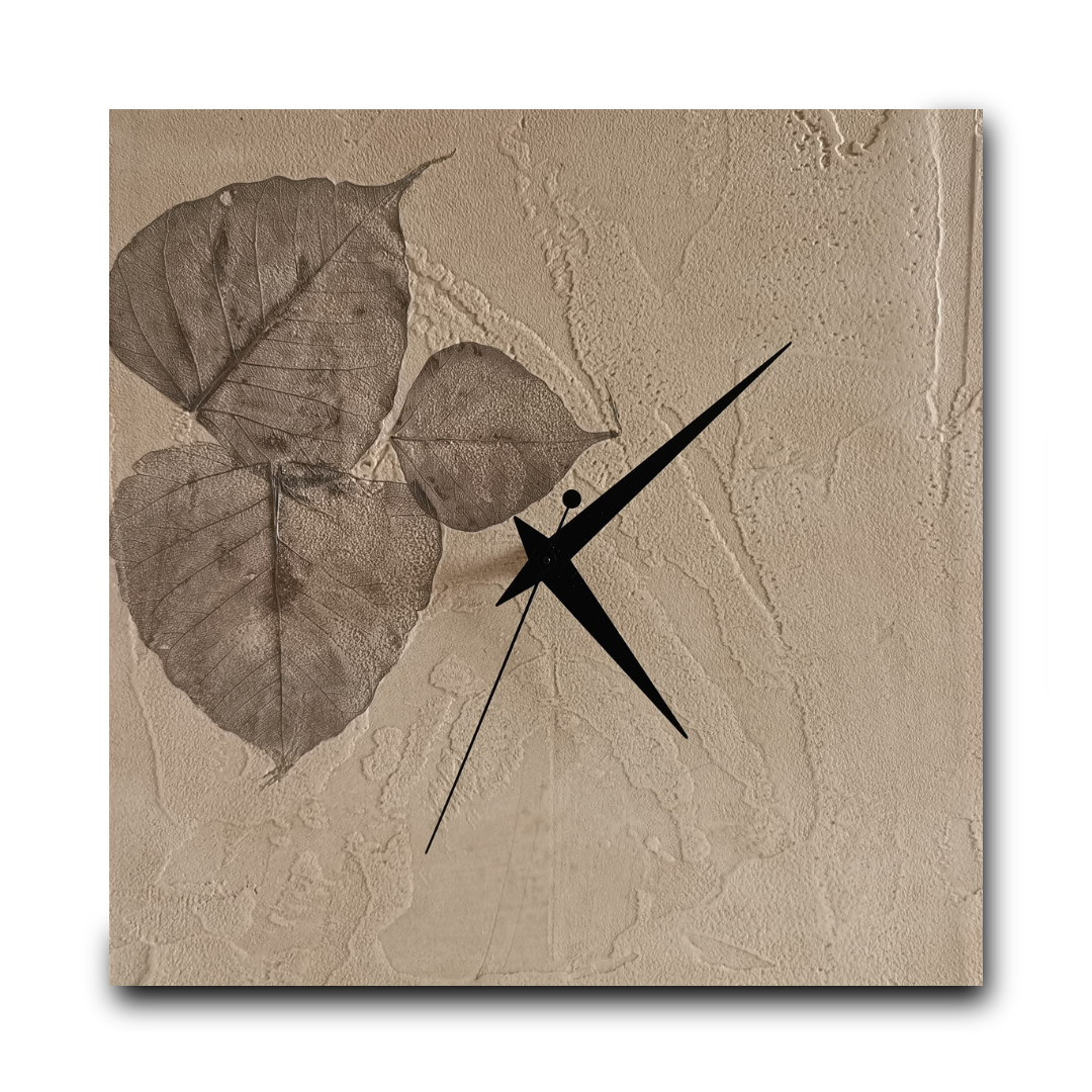 Orologio di Design "Tempo" Texture Foglie