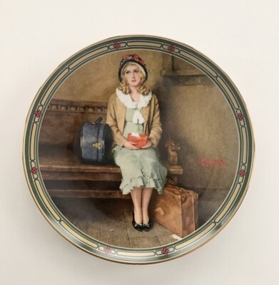 Norman Rockwell Collector&#39;s Plate - A Young Girl&#39;s Dream