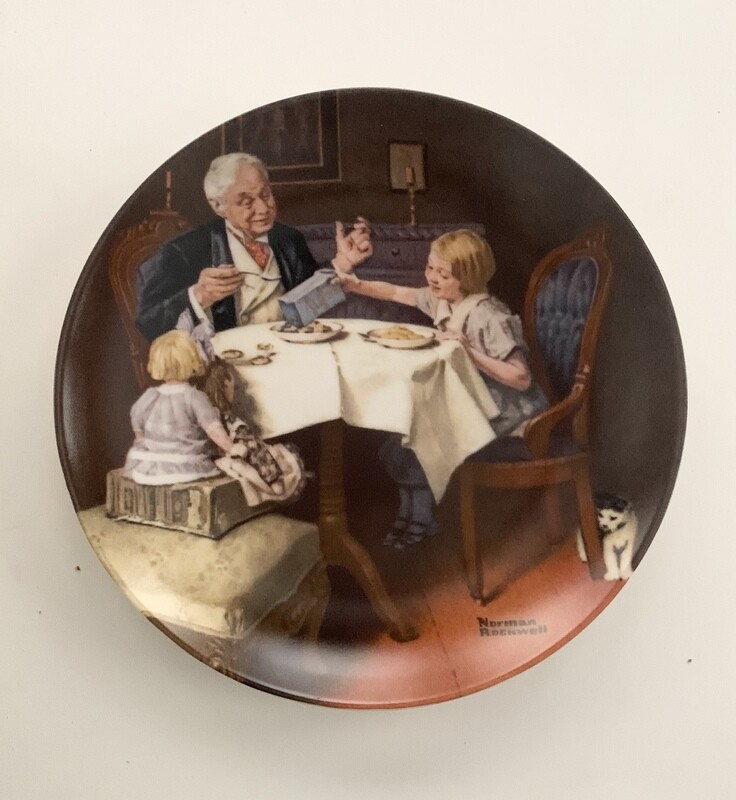 Norman Rockwell Collector&#39;s Plate - The Gourmet