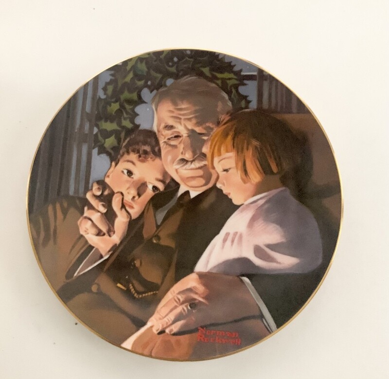 Norman Rockwell Collector&#39;s Plate - The Joy of Christmas