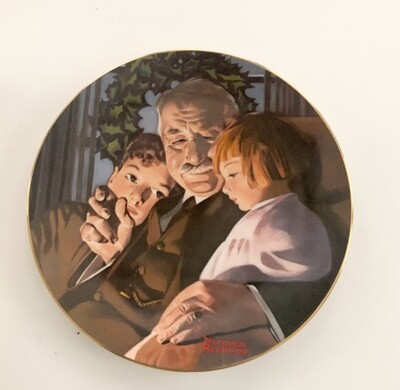 Norman Rockwell Collector&#39;s Plate - The Joy of Christmas