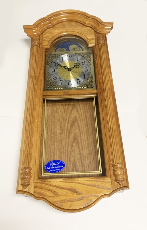 Howard Miller Golden Oak Wall Clock