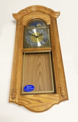 Howard Miller Golden Oak Wall Clock