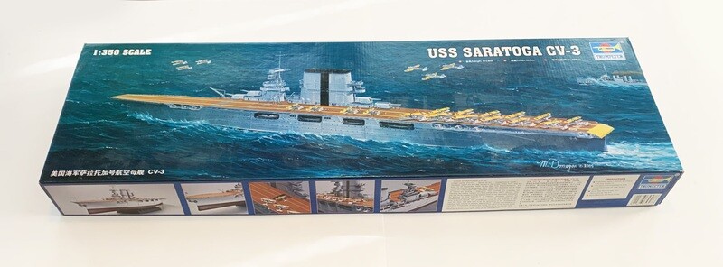 USS Saratoga CV-3 1:350 Plastic Model Kit