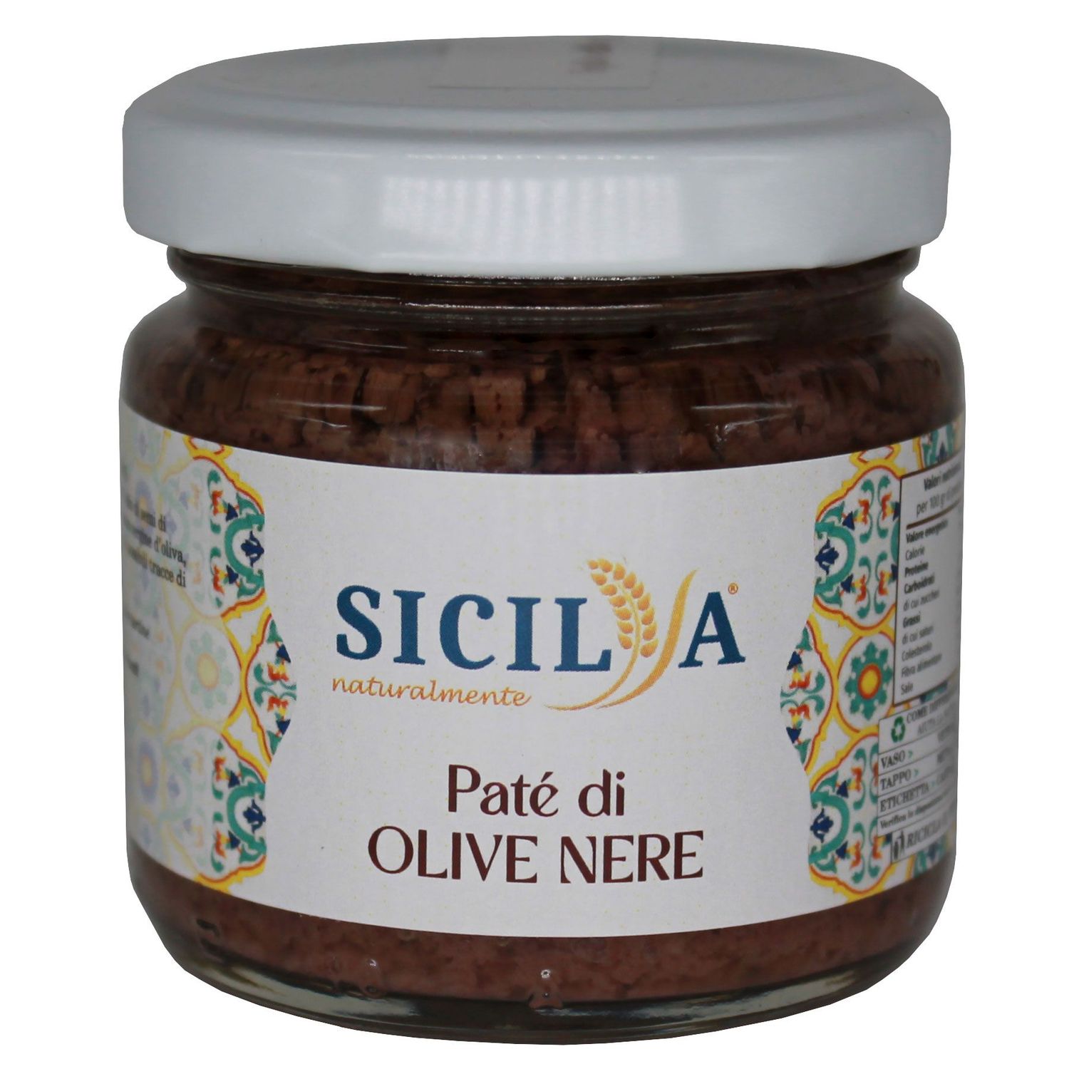 Patè di Olive nere 100gr
