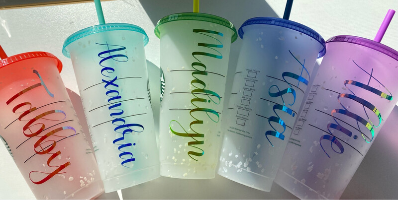 Personalize Color Changing Starbucks Cups