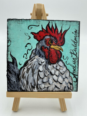 01 - Rooster on Easel