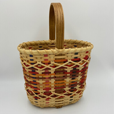 32 - Wine Basket with Glass Holder
