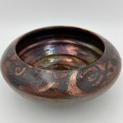 06 - Medium Copper Swirl Bowl