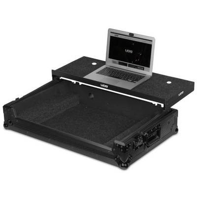 UDG Ultimate Flight Case Pioneer DDJ-1000 Black Plus (Laptop Shelf + Wheels)