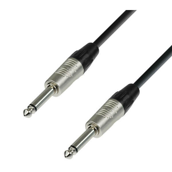 Adam Hall 6.3mm Jack mono - 6.3mm Jack mono 1.5 m Instrument Cable