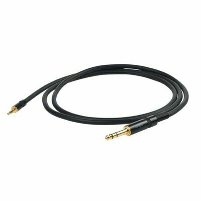 Proel 3.5mm Stereo Jack to 6.3 mm Stereo Jack 3m Cable