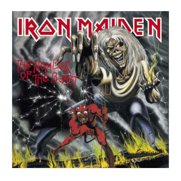 Iron Maiden - The Number Of The Beast LP Vinyl Record
