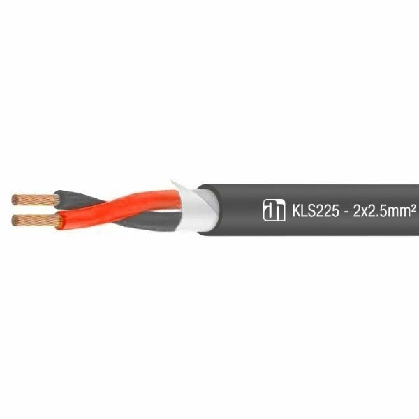 Adam Hall Flexible Speaker Cable 2 x 2.5 mm² Black/m