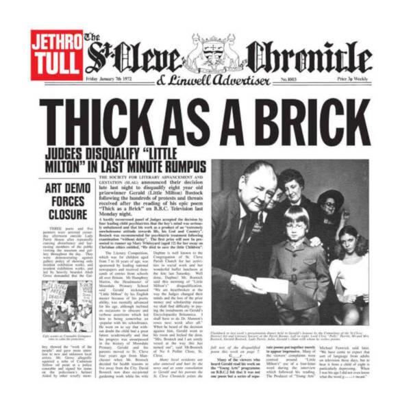 Jethro Tull - Thick As A Brick LP Vinyl Record