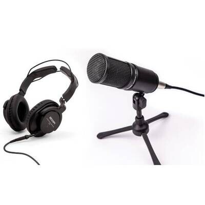 Zoom ZDM-1 Podcast Microphone & Headphone Set