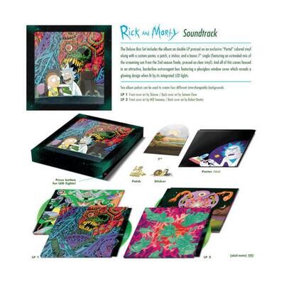 Various - The Rick and Morty Deluxe-Edition-Box-Set 2LP Vinyl Records