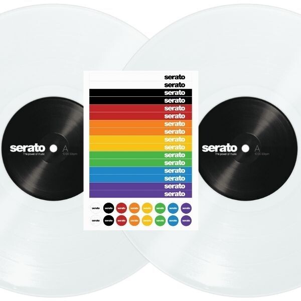 12" Serato Sticker Lock Control Vinyl (Pair)