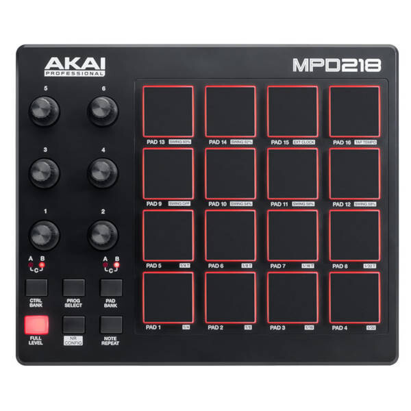 AKAI MPD-218 USB Pad Controller